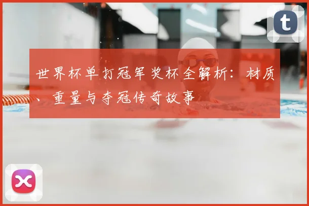 世界杯单打冠军奖杯全解析:材质、重量与夺冠传奇故事