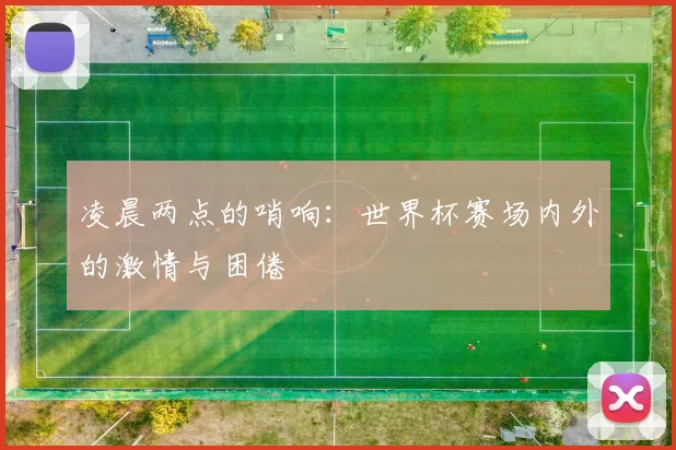 凌晨两点的哨响：世界杯赛场内外的激情与困倦