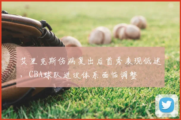 艾里克斯伤病复出后首秀表现低迷，CBA球队进攻体系面临调整