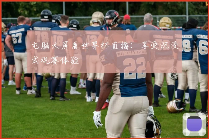 电脑大屏看世界杯直播：享受沉浸式观赛体验